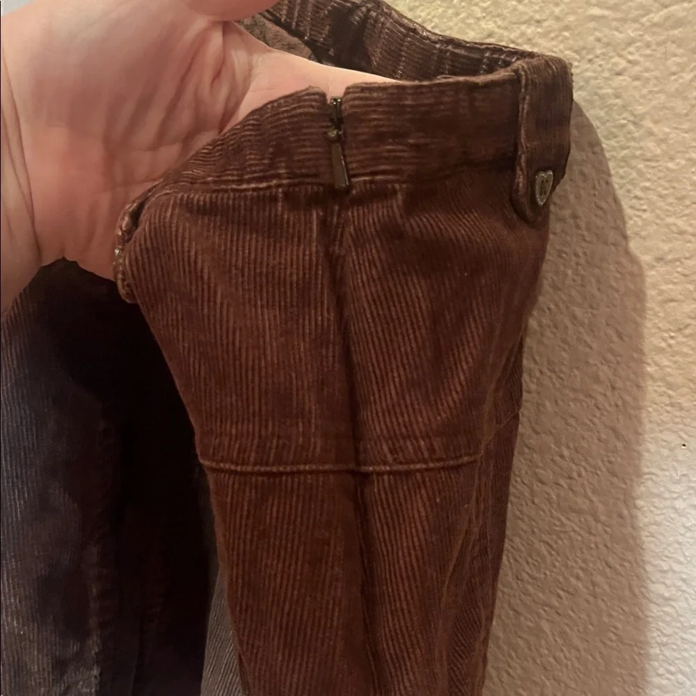 Gymboree Vintage Girl’s Tyrolean Lure brown corduroy Skirt Size 9